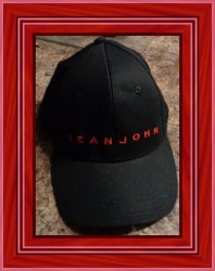 Black And Red Sean John Adjustable Cap Unisex
