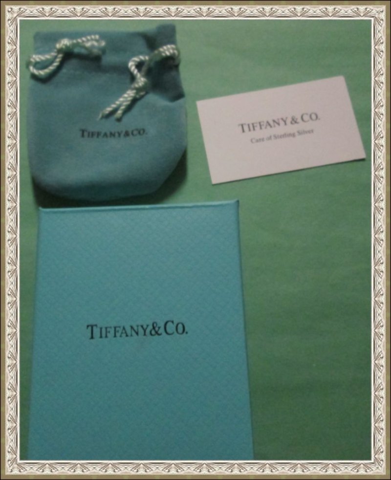 Image 2 of 925 Sterling Silver Tiffany & Co. Heart Design Ring Size 6