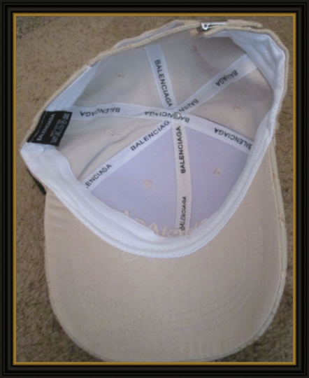 Image 1 of Beige Luxury Classy Baseball Hat/Cap Unisex Adjustable To Fit Most