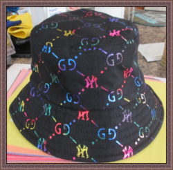  Black/Multicolored Bucket Hat For Women Classy Style