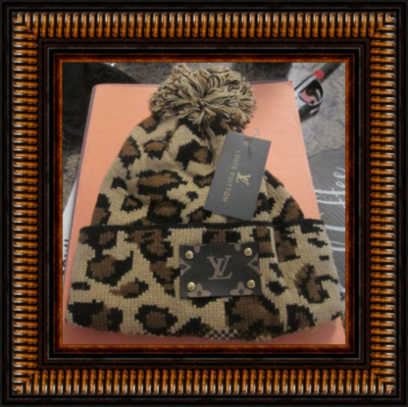 Image 0 of Leopard Print Design Beanie Hat POM POM Style For Women Classy