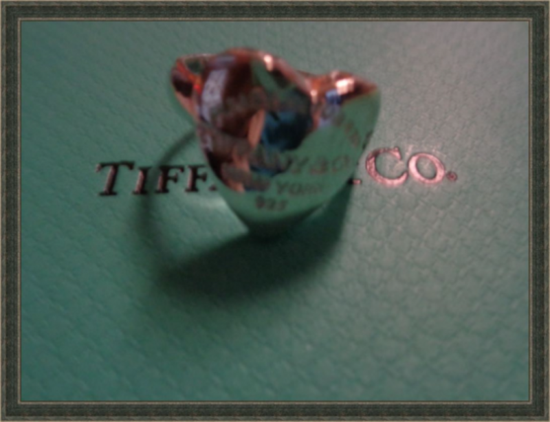 Image 0 of 925 Sterling Silver Vintage Ring Size 6 Heart Shaped Luxury Style
