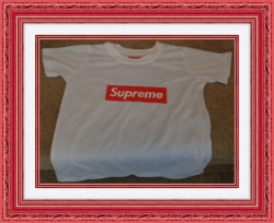  Red & White Luxury Classy T-Shirt For Kids Unisex Size 7T