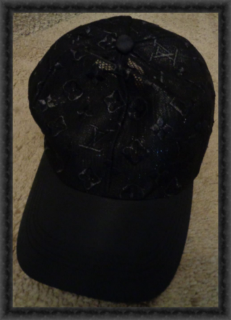 Image 0 of LV Black Luxury Classy Adjustable Baseball Hat/Cap Unisex
