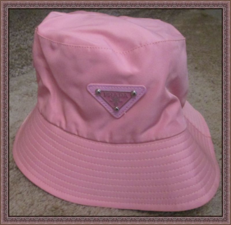 Image 0 of Prada Pink Bucket Hat For Women Classy Luxury Style