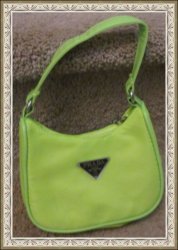  Lime Green Nylon Handbag For Girls (Kids) Designer Theme