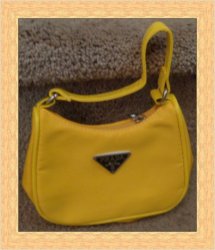 Sunshine Yellow Nylon Small Handbag For Kids (Girls)