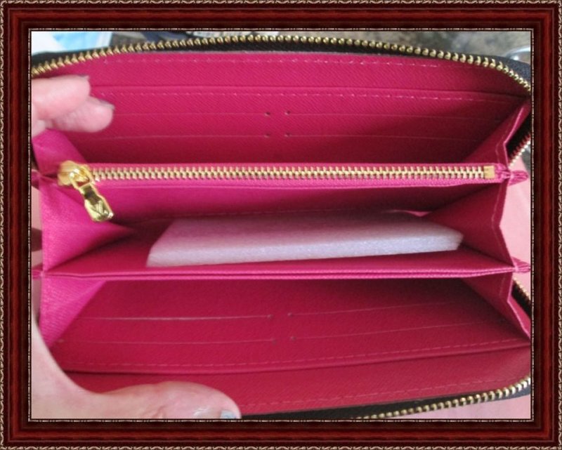 Image 2 of  Black/Multicolored Long Zippy Wallet For Women