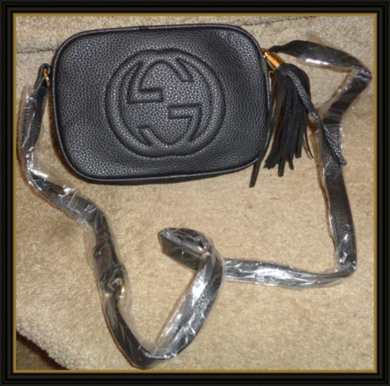 Image 0 of  Black Leather Small Fashion Shoulder Handbag For Women/Teens