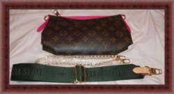 Pink & Brown Leather Small Fashion Shoulder Handbag For Women/Teens