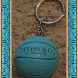  Blue Basketball Designer Theme Keychain For Women Or Teens