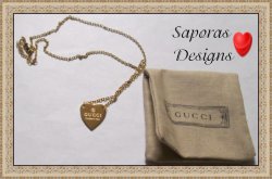 18KGP Heart Design Necklace For Women Or Teens