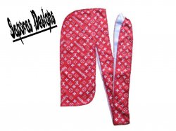 Red & White Bandana/Durag For Men/Teens