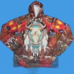 Native American Design Size 3XL Hoodie For Men