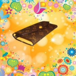  Brown & Yellow Long Fashion Wallet For Women/Teens 