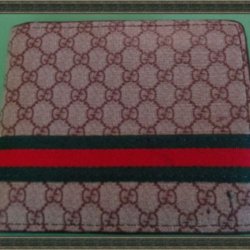  Brown Red & Green Leather Bifold Wallet For Men