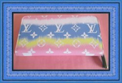  Colorful Monogram Long Leather Zippy Wallet For Women