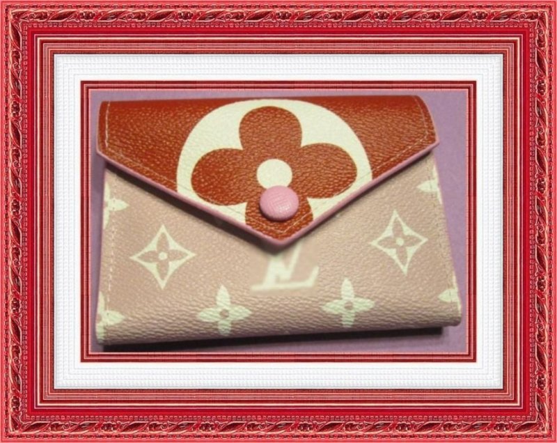 Image 0 of Purple Red White & Pink Small Wallet For Women Or Teens