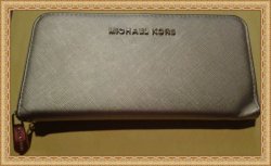 Gold Tone Wristlet/Wallet Long Zippy For Women