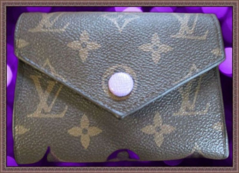 Image 0 of  Brown & Purple Mini Wallet For Women/Teens