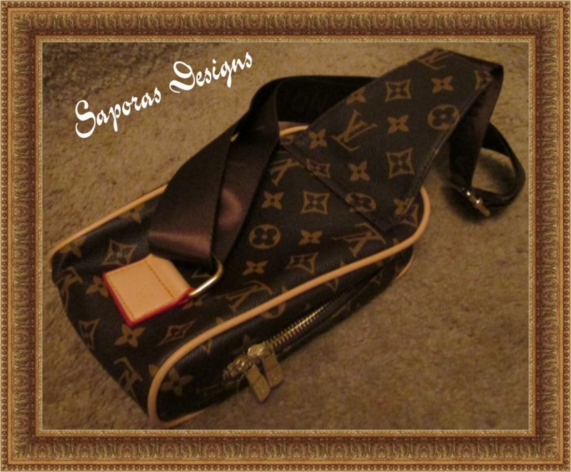 Image 1 of  Sling Bag Unisex Brown Monogram Leather