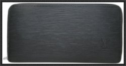 Long Leather Fashion Wallet For Women With Silver Tone Finish 
