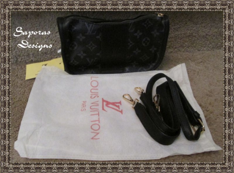 Image 0 of Black & Gray Leather Shoulder Handbag For Teens/Women
