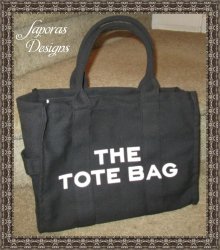 Black & White The Tote Bag Theme Handbag For Women