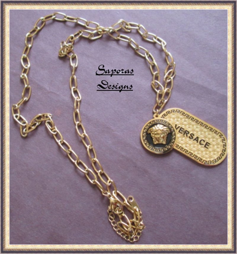 Image 0 of Stainless Steel Gold Tone Necklace For Men