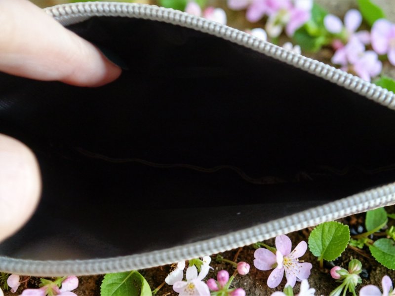 Image 5 of Brown Leather Hand Painted Handbag With Wristlet