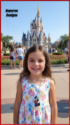 Mickey Mouse Theme Necklace For Girls