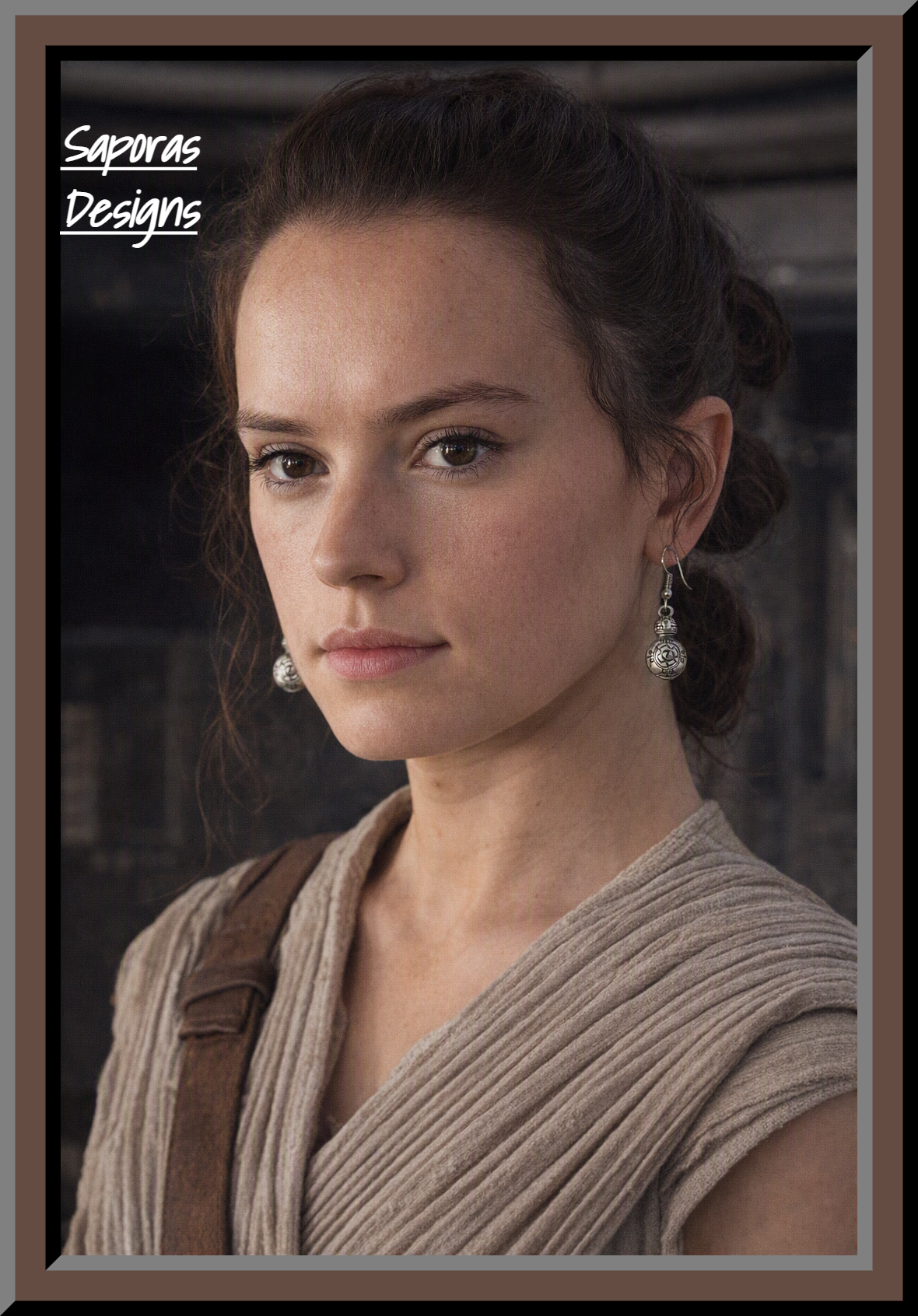 Image 0 of Star Wars BB8 Theme Dangle Earrings