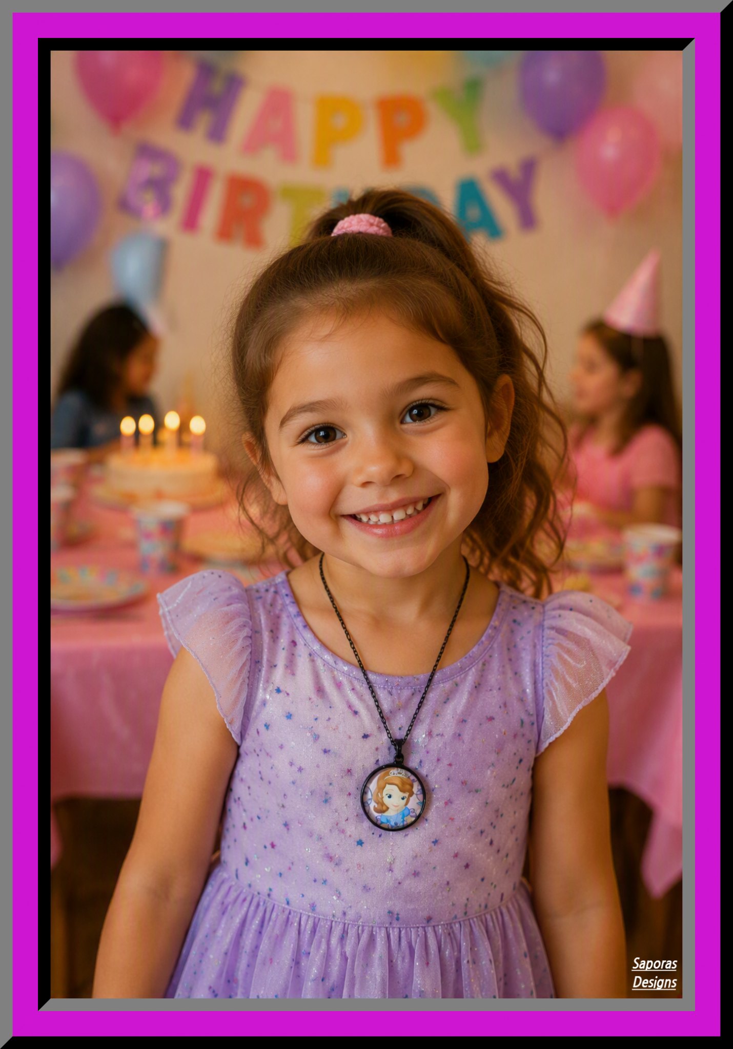 Image 0 of Sofia The First Theme Necklace For Girls