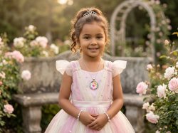 Sleeping Beauty Aurora Theme Necklace For Girls