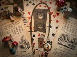 Alice In Wonderland Theme Necklace