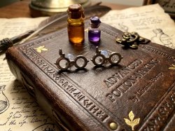 Harry Potter Glasses With Scar Theme Stud Silver Tone Earrings