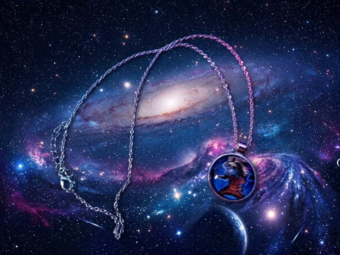 Image 0 of Rocket Guardians Of The Galaxy Theme Necklace Unisex