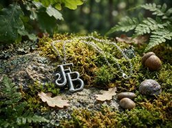 Silver Tone Fantastic Beasts Theme Necklace Unisex