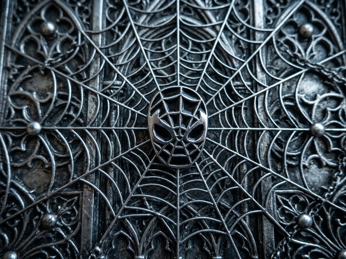 Image 0 of Venom Spider Man Theme Tie Pin For Men
