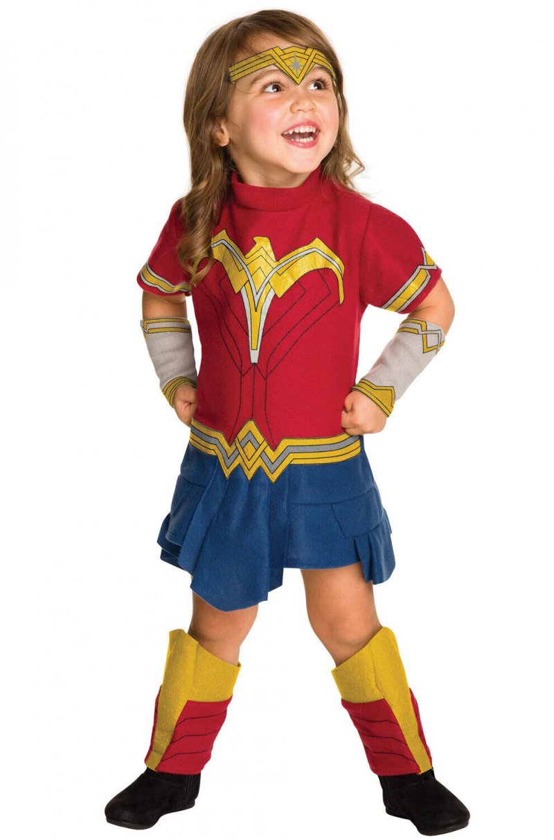 Image 1 of Rubie's Costume Justice League Wonder Romper Costume, Toddler,