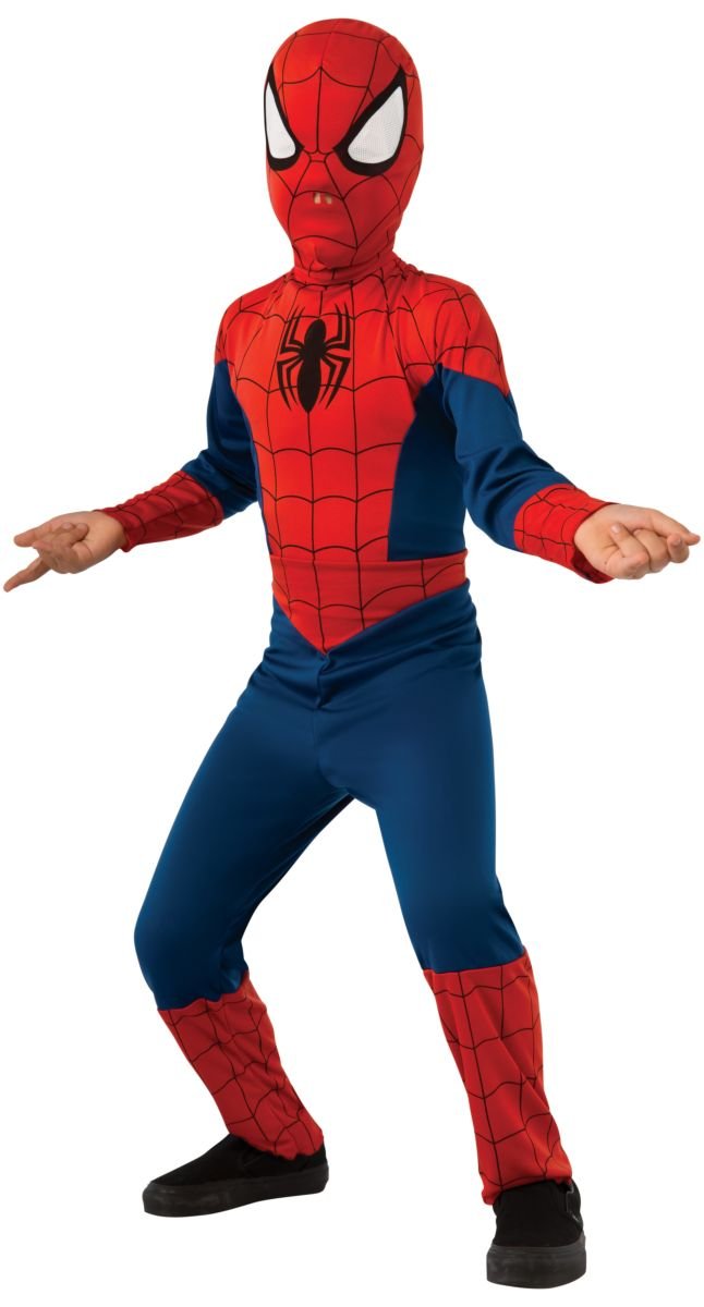 Image 1 of Rubie's Marvel Ultimate Spider-Man Costume, Child, Red, Blue