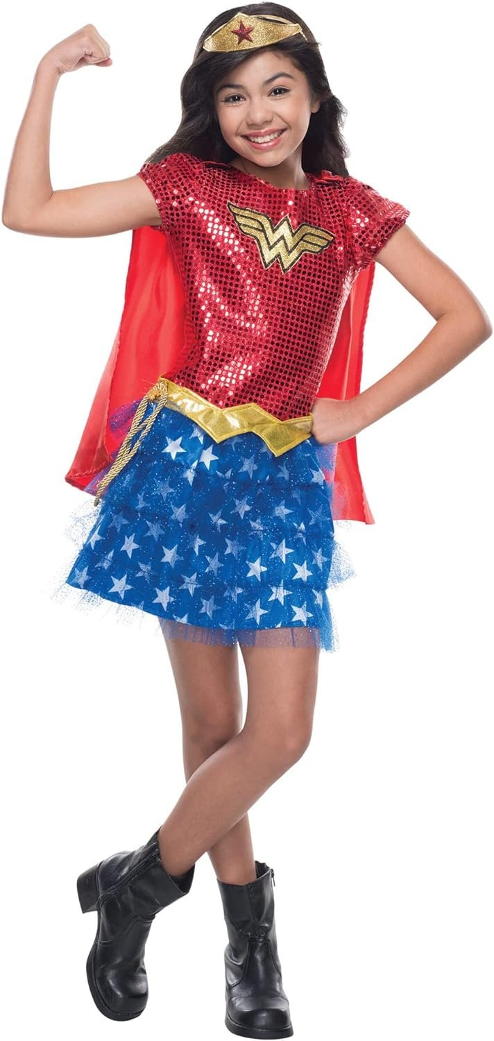 Rubie's Costume DC Superheroes Wonder Woman Sequin Child Costume