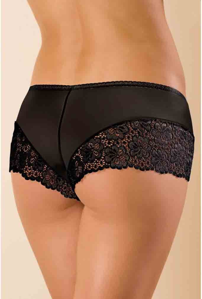 Image 2 of Sexy Lace Trimmed Briefs Hi-Cut Panties in White or Black, EU