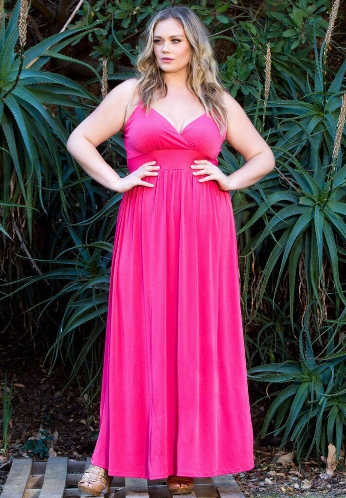 Sexy SWAK Designs Plus Size Sabrina Maxi Party Cruise Club Dress, Glamorous