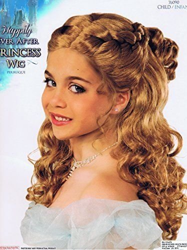 Image 0 of Happily Ever After Princess Long Blonde Child Wig by Forum