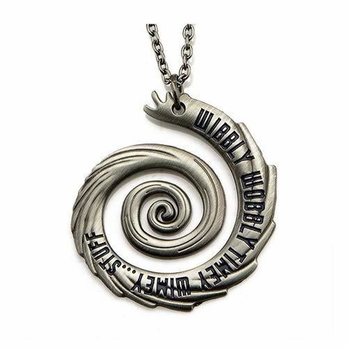 Doctor Who Wibbly Wobbly Timey Wimey Pendant Unisex Necklace 18 by Body Vibe