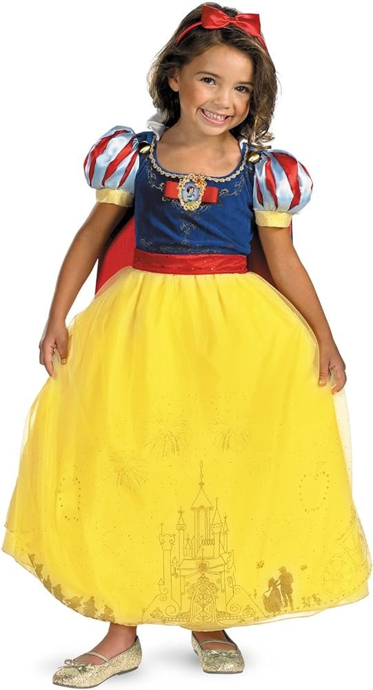 Disney Storybook Princess Snow White Prestige Dress Costume, Disguise, Polyester