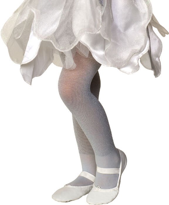 Image 3 of Rubies Girl's Fancy Fashion Dance Nylon Sparkle Tights, Blue Lavender Pink White