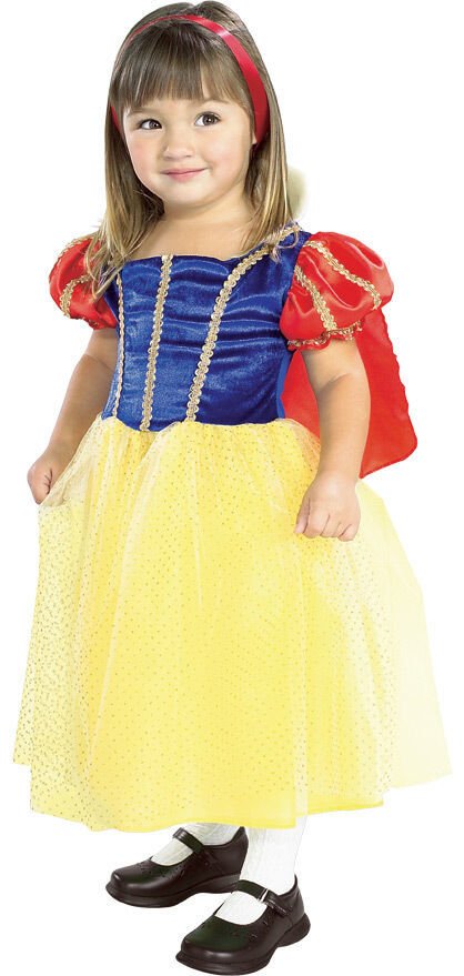 Image 1 of Rubies Snow White Cottage Princess Costume Sparkly Tulle Tutu Skirt/Red Cape - Y