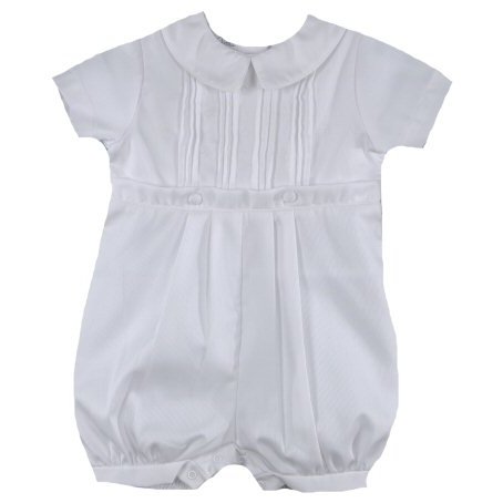 Precious Petit Ami Baby Boys Knickers White Christening Romper/Hat Set 12M 24M -